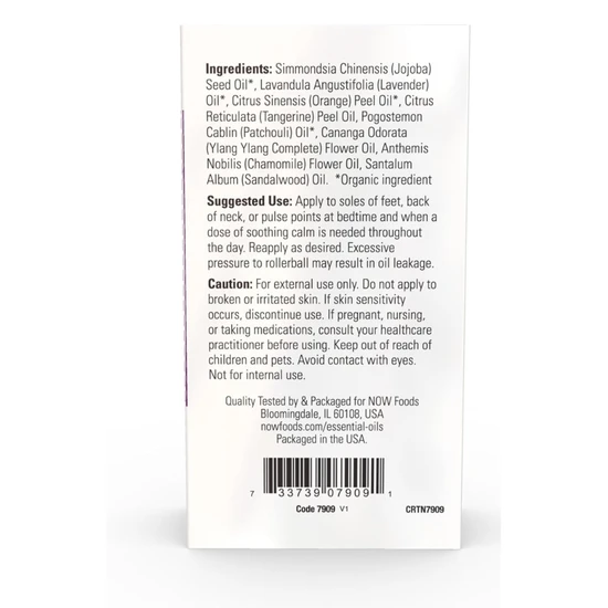 NOW Foods Essential Oil Roll-On Take A Zen Ten 10ml