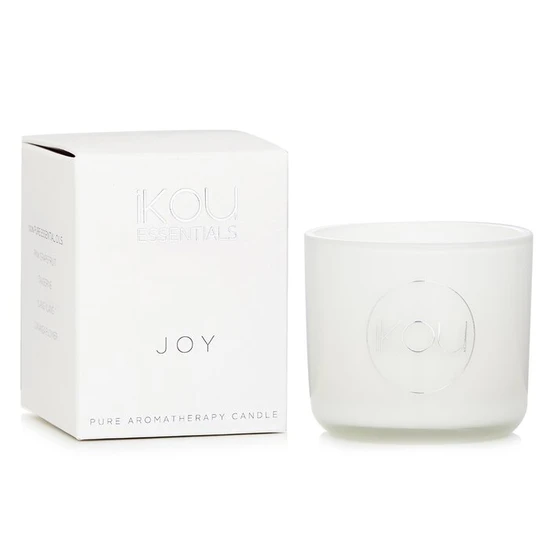 iKOU Essentials Aromatherapy Natural Wax Candle Glass Joy 85g