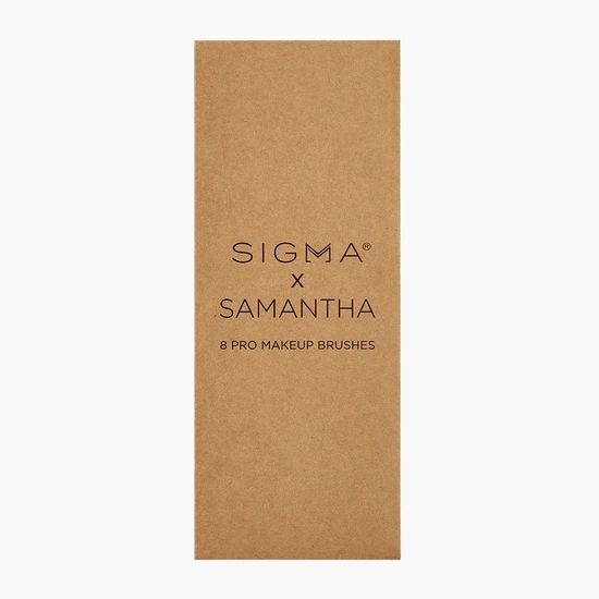 Sigma Beauty X Samantha Brush Set 8 Piece set