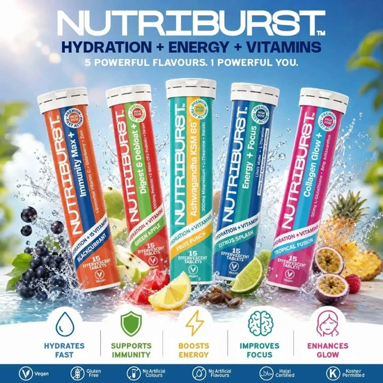 Nutriburst Immunity Max+ Effervescent Tablets 15 Tablets
