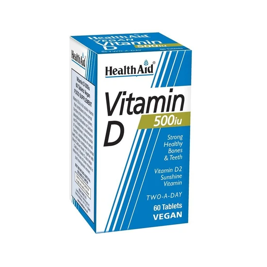 Health Aid Vitamin D 500iu Tablets 60 Tablets