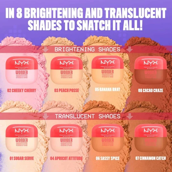NYX Professional Makeup Wonder Snatch Sugar Serve 6g