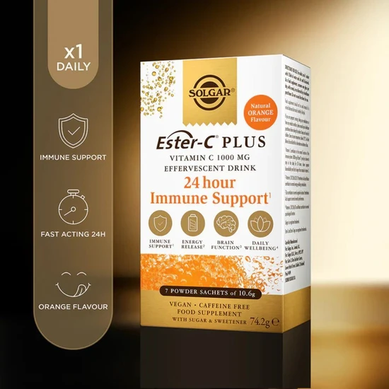 Solgar Ester-C Plus Effervescent x 7 Sachets