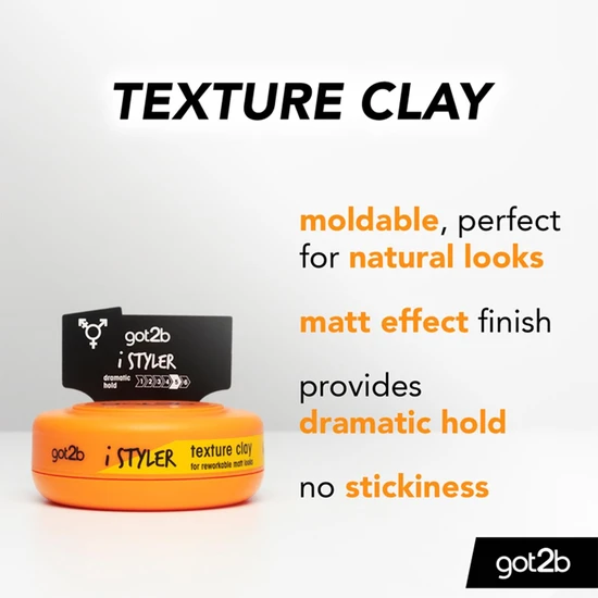 Schwarzkopf iStyler Texture Clay For Matte Styles 75ml