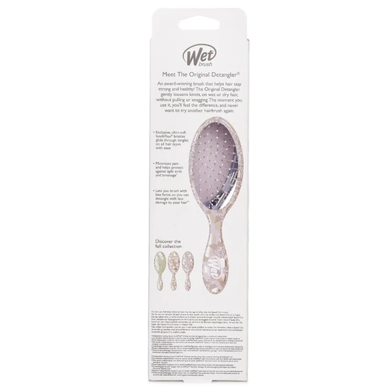 Wet Brush Original Detangler Groovy Disco Purple Hair Brush 1pc