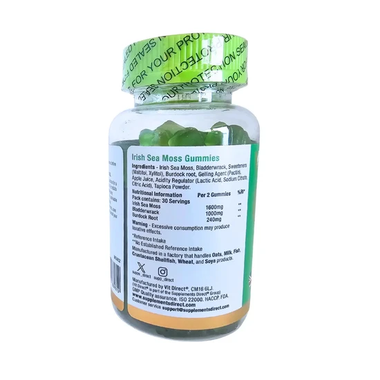 Supplements Direct Vit Direct Vitamin Gummies Irish Sea Moss Gummies 60 chewables