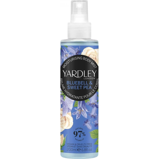Yardley English Rose Fragrance Mist Spray 200ml