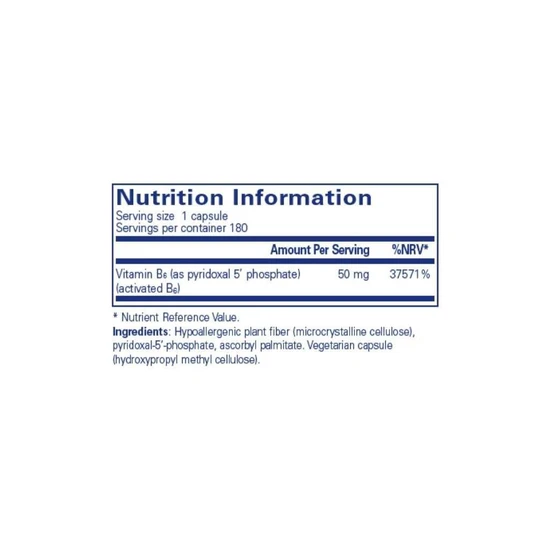 Pure Encapsulations P5p 50 Capsules 180 Capsules