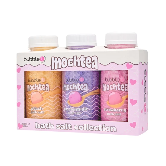 Bubble T Mochtea Bath Salt Collection 3 x 250g