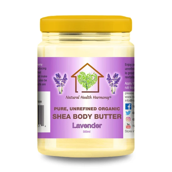 Natural Health Harmony Shea Body Butter Lavender