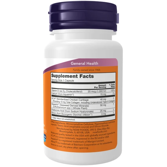 NOW Foods Advanced UC-II Joint Relief 60 Capsules