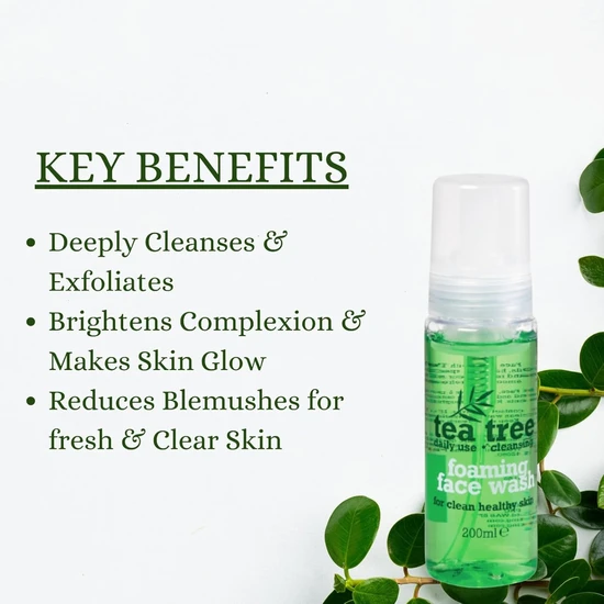 Xpel Body Care Xpel Beauty Care Tea Tree Foaming Face Wash 200ml