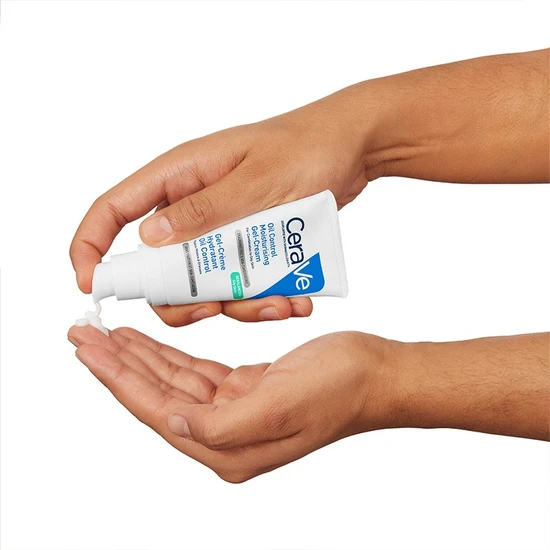 CeraVe Oil Control Gel-Cream Moisturiser With Oil Absorbing Technology & Ceramides For Combination & Oily Skin 52ml