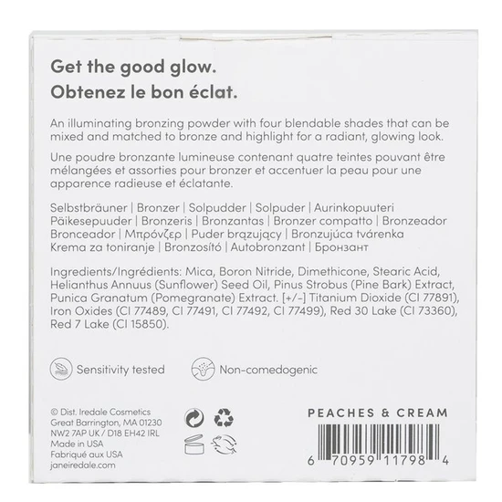 Jane Iredale PureBronze Shimmer Bronzer Palette Peaches & Cream - Refill
