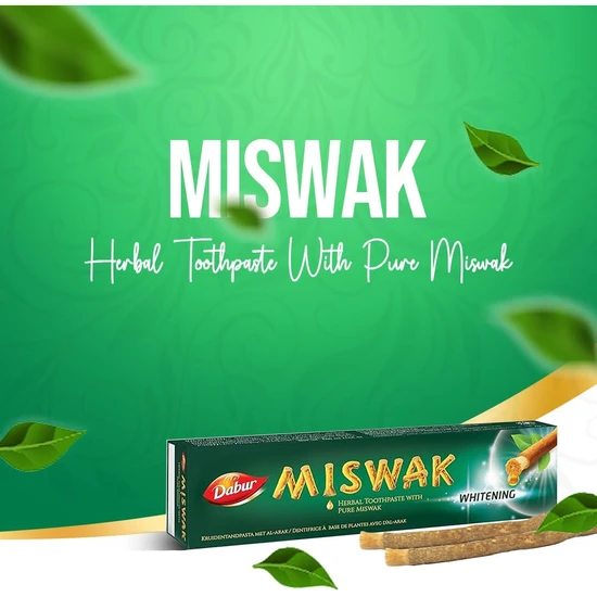 Dabur Miswak Whitening Herbal Toothpaste 100ml