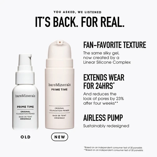 bareMinerals Prime Time Original Foundation Primer 30ml