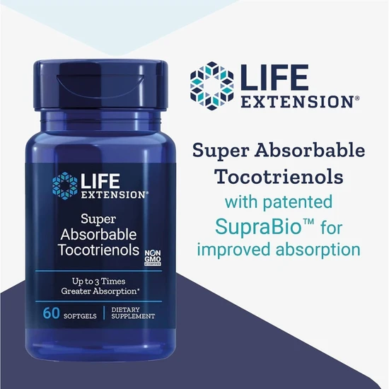 Life Extension Super Absorbable Tocotrienols 60 Softgels