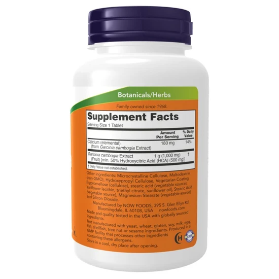 NOW Foods Garcinia 1000mg - 120 Tablets