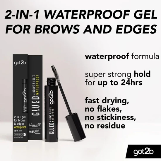 Schwarzkopf 2 In 1 Waterproof Gel For Brows & Edges
