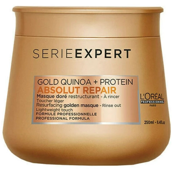L'Oréal Professionnel Serie Expert Gold Quinoa + Protein Absolut Repair Mask 250ml