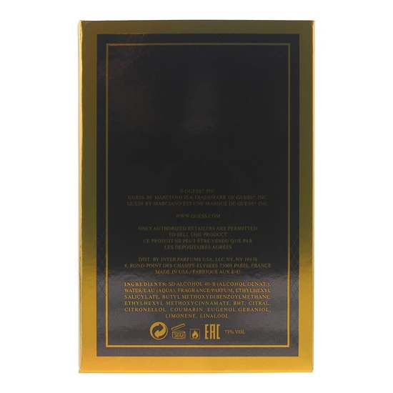 Guess By Marciano For Men Eau De Toilette 100ml