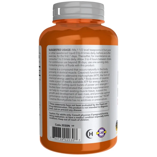 NOW Foods Creatine Monohydrate Pure Powder 227g