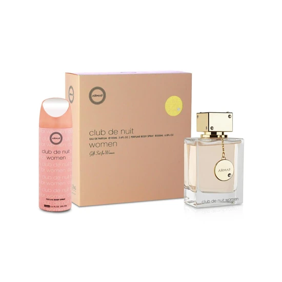 Armaf Club De Nuit Woman Two Piece Gift Set 105ml EDP, 200ml Body Spray