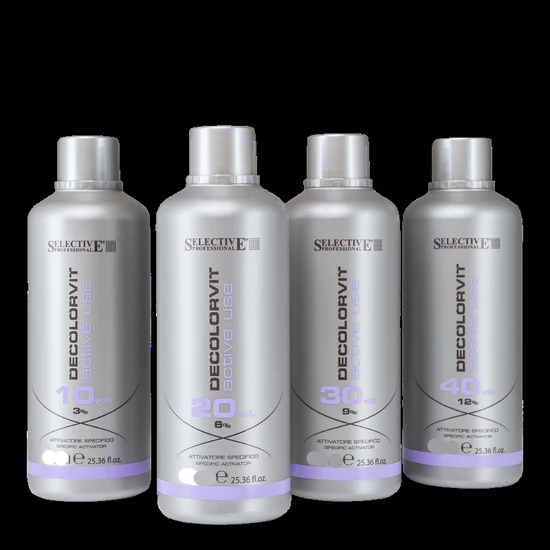 Selective Professional Decolorvit Active Use Activator 100ml / 30 Vol 9%