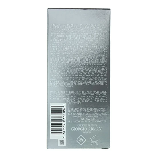 Emporio Armani Diamonds Eau De Toilette 75ml