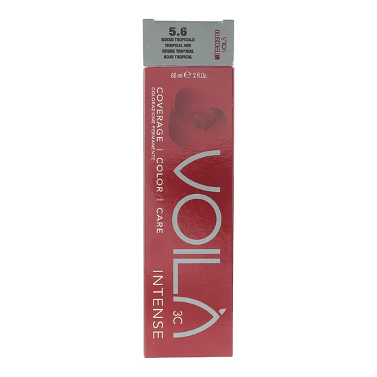 Intercosmo Voila 3c Intense 5.6 Tropical Red Hair Colour 60ml