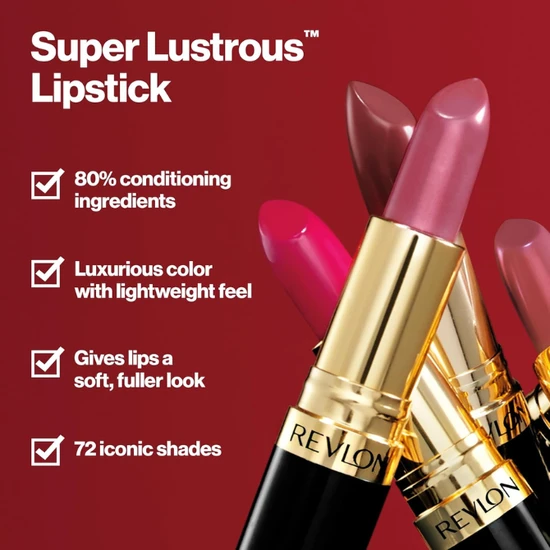 Revlon Super Lustrous Pearl Lipstick 460 Blushing Mauve