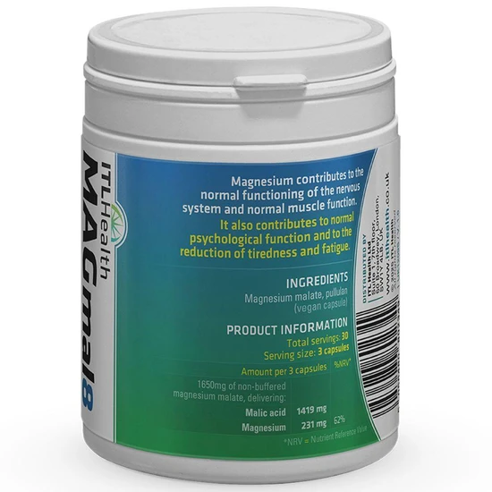 Mag365 MAGmal8 Pure Magnesium Malate Capsules 90 Capsules