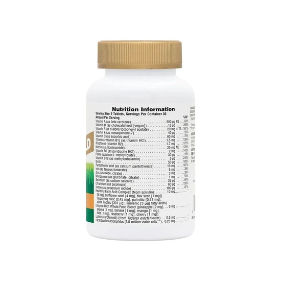 Nature's Plus Natures Plus Animal Parade Gold Chewable Multi Assorted Flavours 60