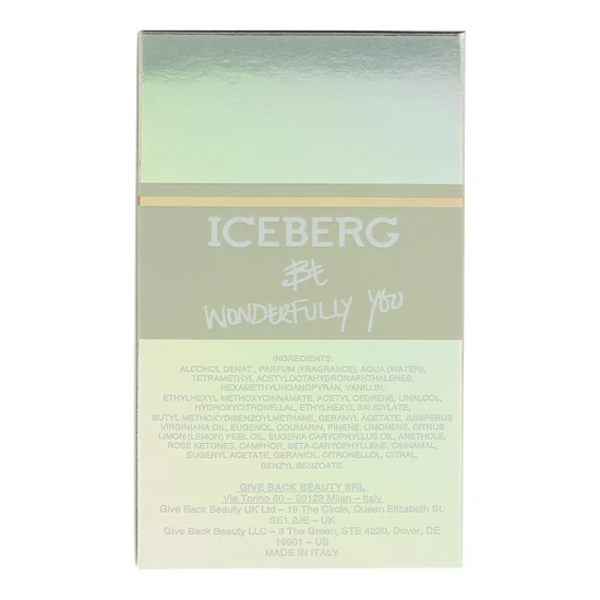 Iceberg Be Wonderfully You Eau De Toilette 100ml