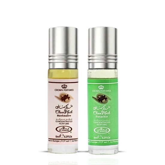 Al-Rehab Choco Musk Pistachio Roll-On Perfume Oil 6ml