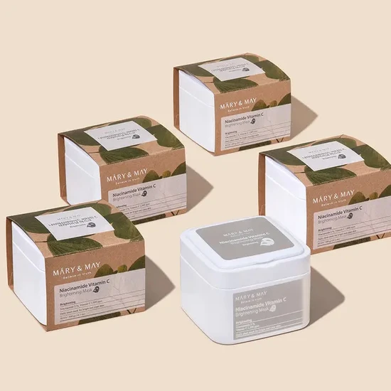 Mary & May Niacinamide Vitamin C Brightening Mask Pack x30