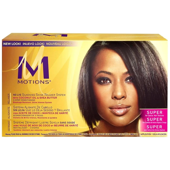 Motions Smooth & Straighten No Lye Relaxer System 1 Application / Super