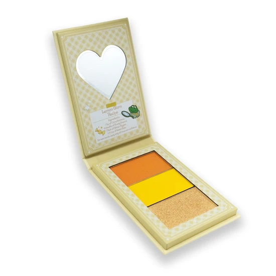 Glisten Cosmetics Lemon Meringue Palette Strawberry Shortcake X Glisten Cosmetics