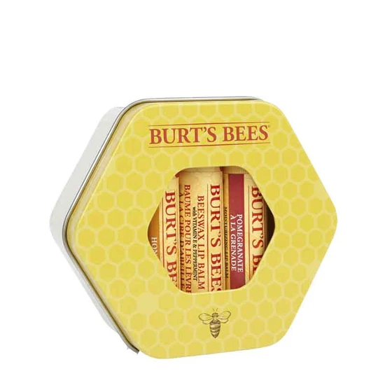 Burt's Bees Lip Balm Trio Tin Gift Set