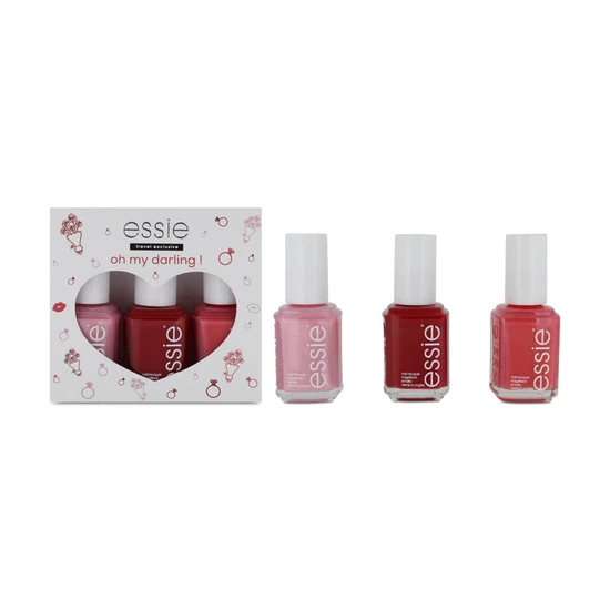 essie Oh My Darling Pink & Red Nail Polish Gift Set