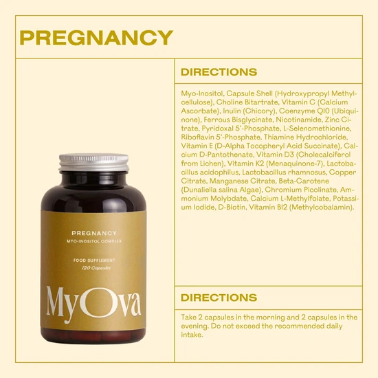 MyOva Pregnancy Capsules 120 Capsules