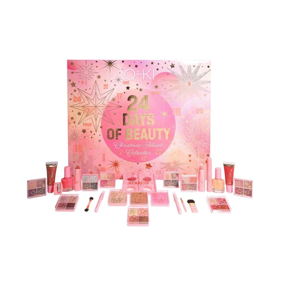 Q-KI 24 Days Of Beauty Advent Calendar 2025 24 Pieces