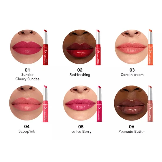 Bourjois Healthy Mix Lip Sorbet Tinted Lip Balm 01 Sundae Cherry