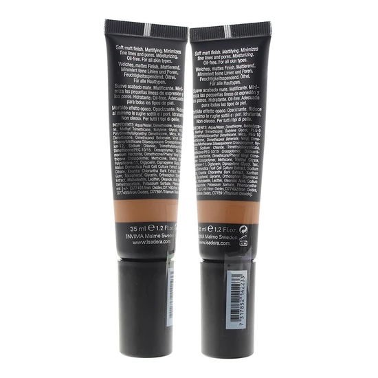 IsaDora Natural Matte Oil-Free Foundation 23 Caramel