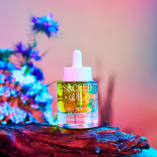 Sacred Wild Organic Facial Oil With Prickly Pear + Bakuchiol 30ml