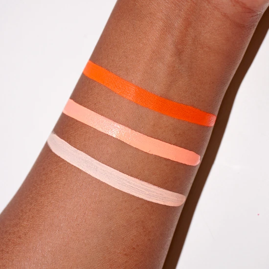 Glisten Cosmetics Peach Melba UV Orange & Peach Split Liner Eyeliner Small - 3g