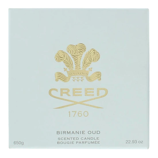 Creed Birmanie Oud Blue Leather Candle 650g