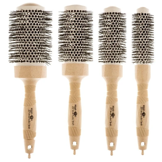 Hair Tools Head Jog Straw Round Brush Set