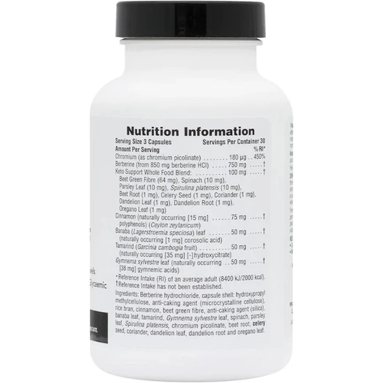 Nature's Plus NaturesPlus Keto Living Sugar Control Capsules 90 Capsules