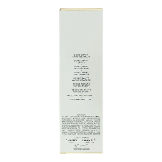 CHANEL Coco Mademoiselle Fresh Deodorant Spray 100ml
